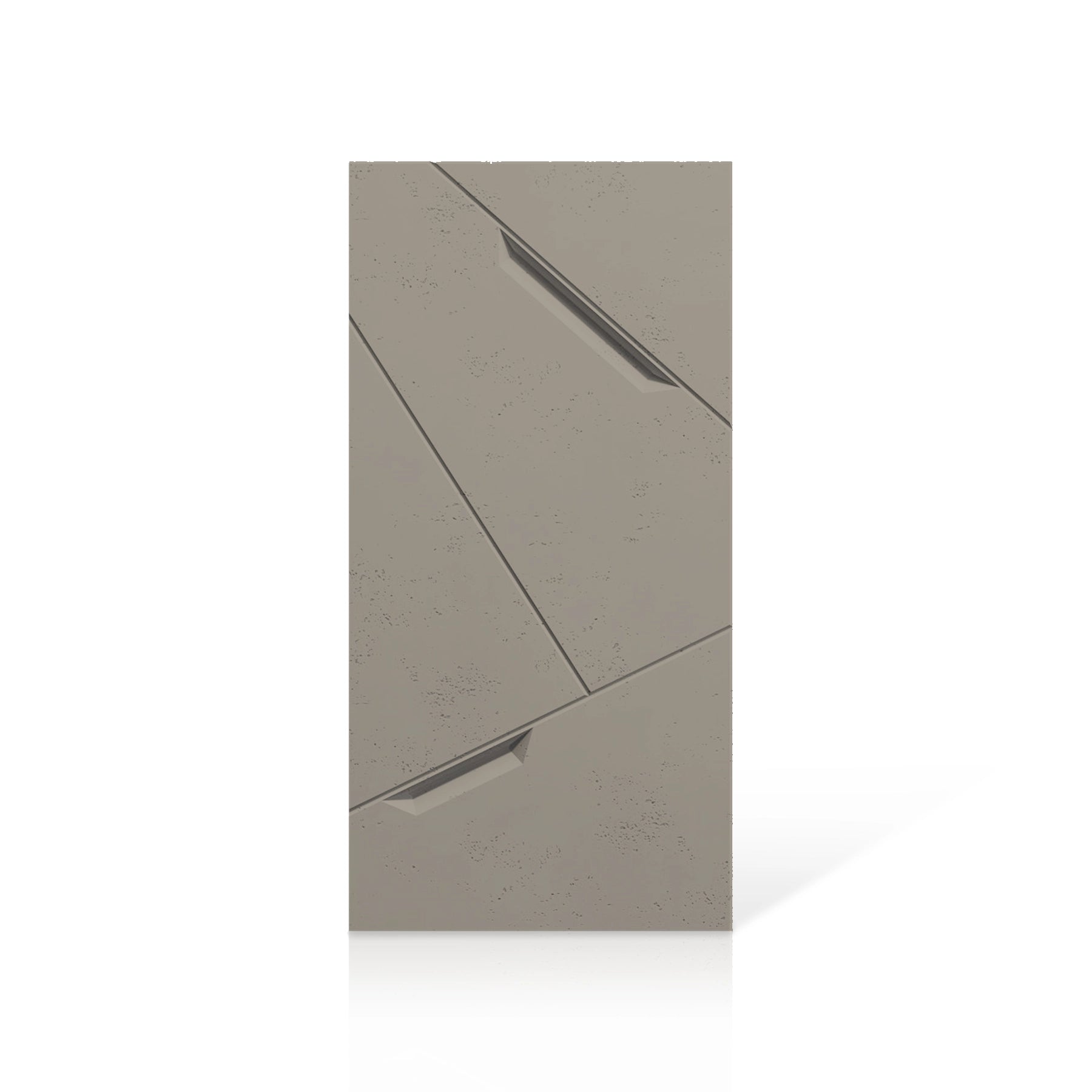 3D Concrete Wall Panels STOWAWAY colour swatch on white background DecorMania UK